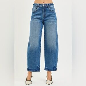 RISEN Slouchy Cropped Barrel Jeans​